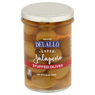 Delallo Olive Jalapeno Stuffed - 5.8 Oz - Image 3