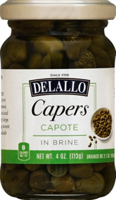 DeLallo Capers Capote In Brine - 4 Oz - Image 2