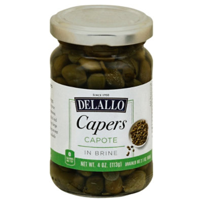 DeLallo Capers Capote In Brine - 4 Oz - Image 1