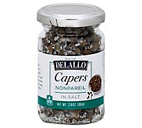 DeLallo Capers Nonpareil In Salt - 2.8 Oz