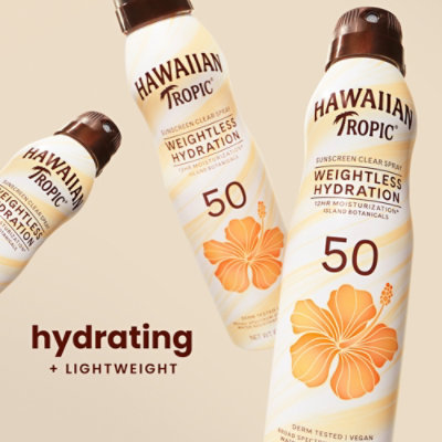 Hawaiian Tropic Silk Hydration Sunscreen Spray Spf 50 - 6 Fl. Oz. - Image 2