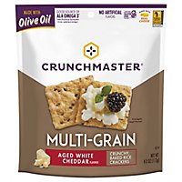 Crunchmaster Crackers Multi Seed Aged White Cheddar - 4 Oz - Image 3