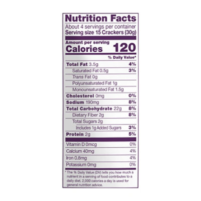 Crunchmaster Crackers Multi-Grain Aged White Cheddar - 4 Oz - Image 4