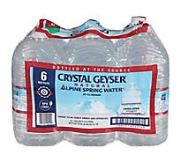 Crystal Geyser Natural Alpine Spring Water - Case