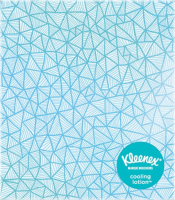 Kleenex Cooling Lotion Facial Tissue Cube Box - 45 Count - Image 4