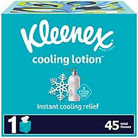 Kleenex Cooling Lotion Facial Tissue Cube Box - 45 Count - Image 1