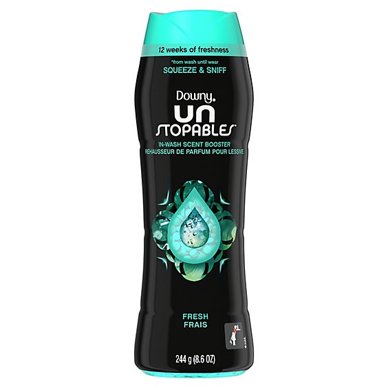 Downy Unstopables Beads Fresh In Wash Scent Booster - 8.6 Oz