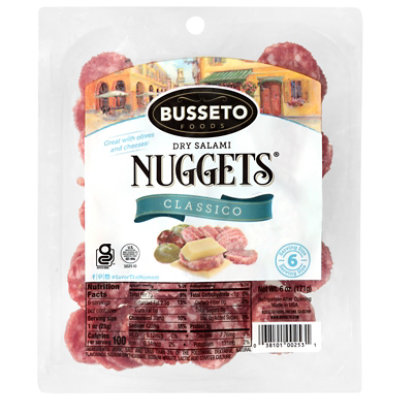 Busseto Dry Salami Nuggets - .375 Lb - Image 1
