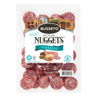 Busseto Dry Salami Nuggets - .375 Lb