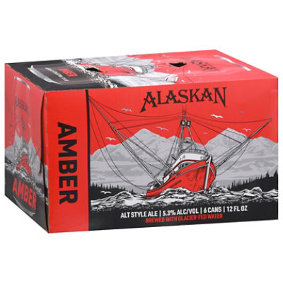 Alaskan Amber In Cans - 6-12 Fl. Oz.