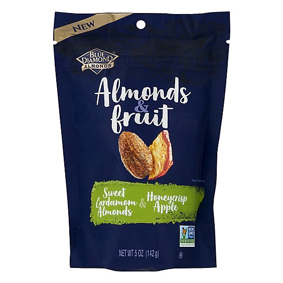 Blue Diamond Almonds & Fruit Sweet Cardamom Almonds & Honeycrisp Apple - 5 Oz