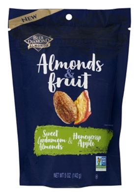 Blue Diamond Almonds & Fruit Sweet Cardamom Almonds & Honeycrisp Apple - 5 Oz