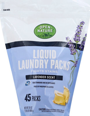 Open Nature Laundry Packs Lavender - 45 Count - Image 2