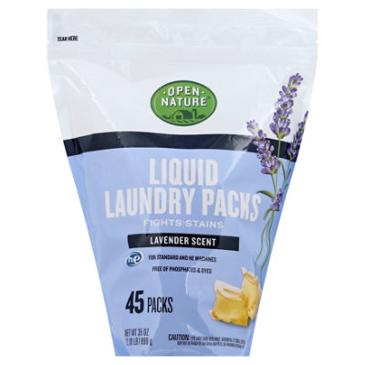 Open Nature Laundry Packs Lavender - 45 Count