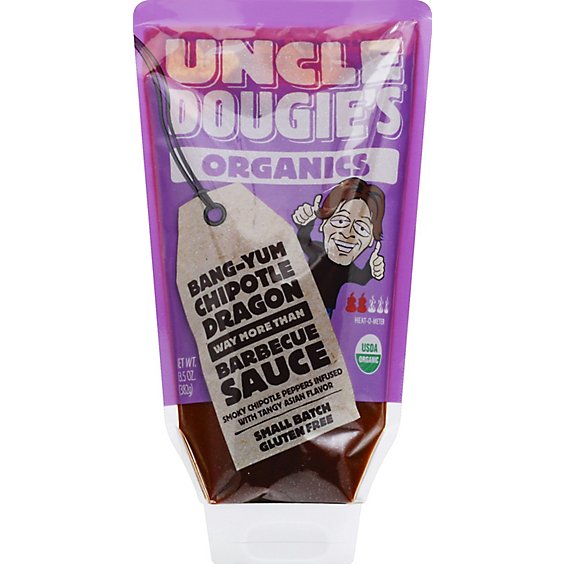 Uncle Dou Sauce Bbq Chipotle Dragon - 13.5 Oz
