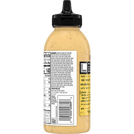 Twisted Ranch Cheesy Smoked Bacon Sauce & Dressing Bottle - 13 Fl. Oz. - Image 2