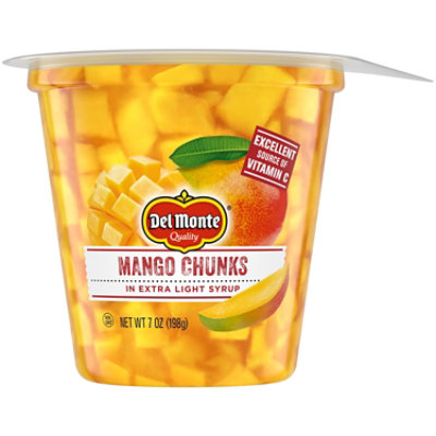 Del Monte Mango Chunks in Extra Light Syrup - 7 Oz - Image 1