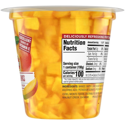 Del Monte Mango Chunks in Extra Light Syrup - 7 Oz - Image 5