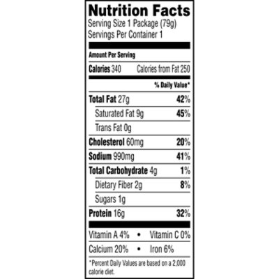 Hillshire Farm Protein Snack Pack Honey Roasted Turkey & Colby Jack Cheese Single - 2.76 Oz - Image 3