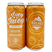 Solace Brewing Lucy Juicy Dipa In Cans - 4-16 Fl. Oz. - Image 1