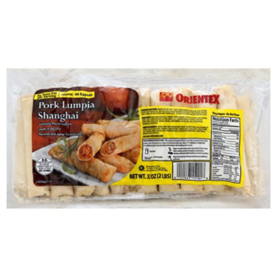 Orientex Pork Lumpia Shanghai 32 Oz Safeway 1865