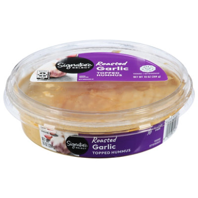 Signature Select/Cafe Hummus Topped Roasted Garlic - 10 Oz - Image 3