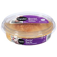 Signature Cafe Hummus Topped Roasted Garlic - 10 Oz - Image 2