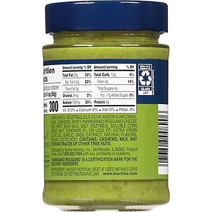 Pesto Genovese 160g Sauce Jar Usa - 5.6 Oz - Image 9
