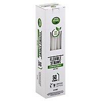 Open Nature Straws Compostable - 50 Count - Image 1