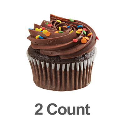 Cupcakes Fudge Jumbo 2ct