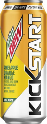 Mountain Dew Kickstart Energy Drink Pineapple Orange Mango - 16 Fl. Oz. - Image 2
