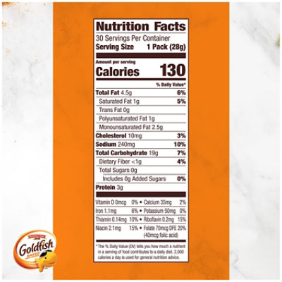 Goldfish Cheddar Crackers 30 Count - 1 Oz - Image 4