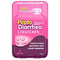 Pepto Bismol Medicine For Diarrhea Relief Liquicaps - 12 Count - Image 2