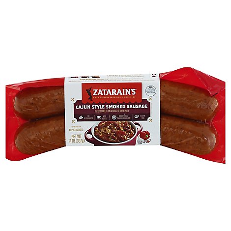 Zatarains Sausage Cajun Smoked - .875 Lb