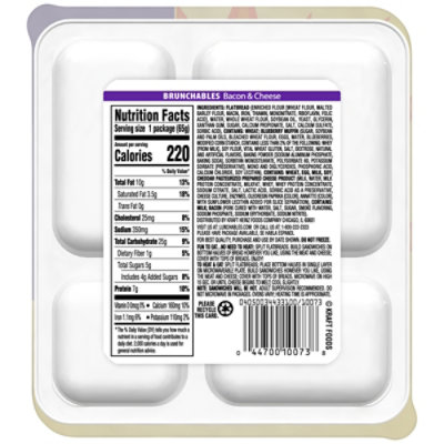 Lunchables Brunchables Breakfast Sandwiches Meal Kit with Bacon - 2.3 Oz - Image 2