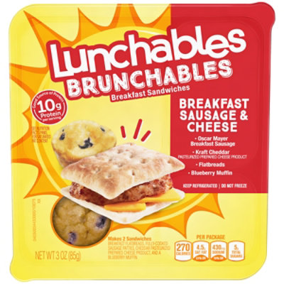 Lunchables Brunchables Breakfast Sandwiches Meal Kit with Sausage - 3 Oz - Image 3
