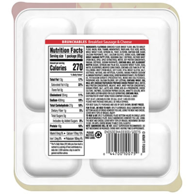 Lunchables Brunchables Breakfast Sandwiches Meal Kit with Sausage - 3 Oz - Image 6