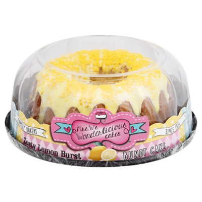 Zesty Lemon Burst Super Premium Bundt Cake - 28 Oz
