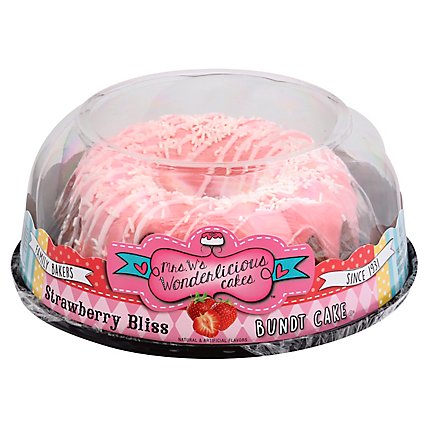 Strawberry Bliss Super Prem Bundt Cake - 28 Oz - Image 3