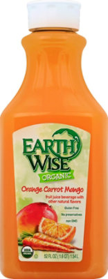 Earth Wise Organic Orange Carrot Mango - 52 Fl. Oz. - Image 2