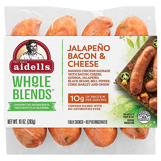 Aidells Jalapeno Bacon Cheese Link - 10 Oz