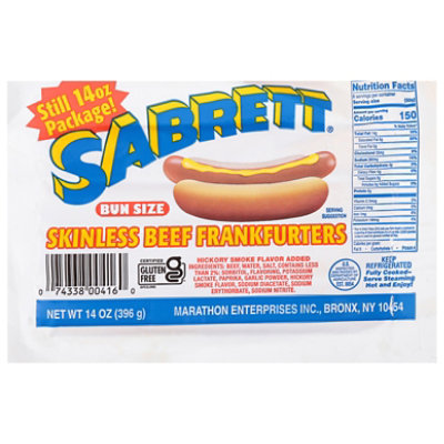Sabrett Jumbo Beef Franks - 14 Oz - Image 2