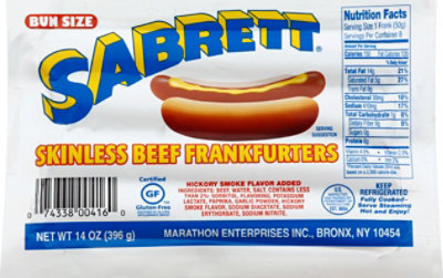 Sabrett Jumbo Beef Franks - 14 Oz - Image 2