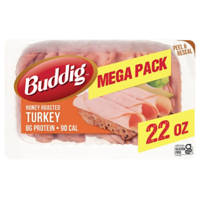 Buddig Honey Turkey Mega Tray - 22 Oz