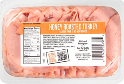 Buddig Honey Turkey Mega Tray - 22 Oz - Image 6