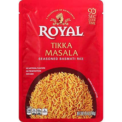 Royal Rice Ready To Heat Seasoned Basmati Tikka Masala - 8.5 Oz - Image 2
