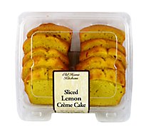 Sliced Lemon Creme Cake - 14 Oz
