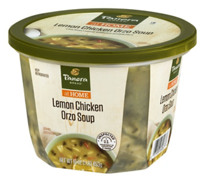 Panera Lemon Chicken Orzo Soup - 16 Oz - Image 4