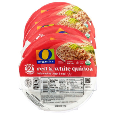 O Organics Quinoa Bowl Red & White - 4.2 Oz