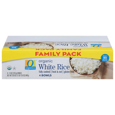 O Organics Rice Bowl White Family Pack - 4-7.4 Oz - Image 3